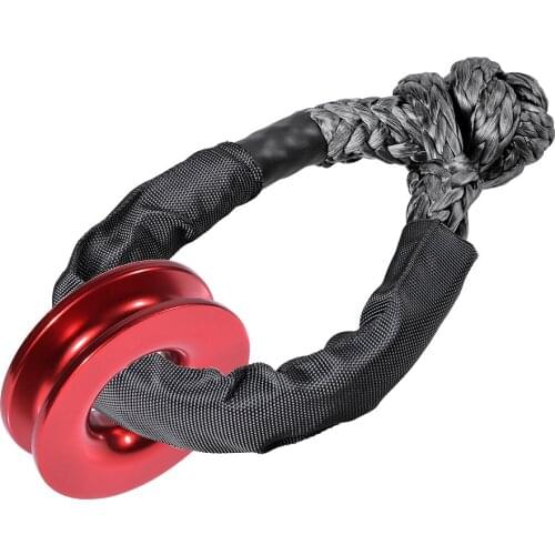 Recovery Ring for ATV UTV SUV Truck Recovery Suitable for Soft Shackle,Aluminum Snatch Ring 41000lbs for 3/8'' 1/2'' Rope