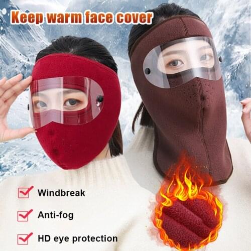 Hot Warm Face Cover Wind And Eye Protection Protective Equipment For Women Men Cycling sy998