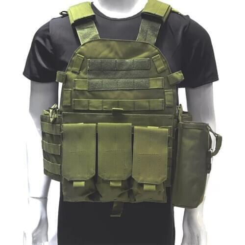 Multifunctional Tactical Vest Outdoor Wilderness Adventure Protection Vest Pouch, Adjustable Martial Arts Training Vest Clothes