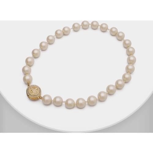 Trendy big pearl choker fashion jewelry for women necklace