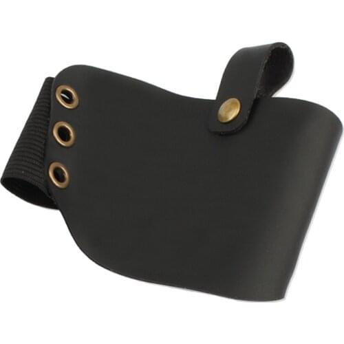 Motorcycle Gear Shift Pad Leather Shifter Guards Shoes Boots Scuff Protector