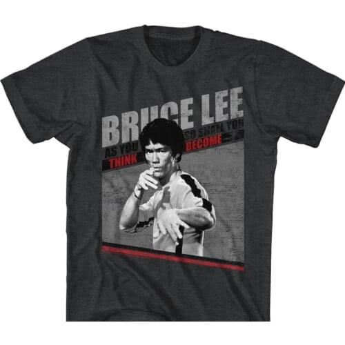 Bruce Lee Adult T-Shirt Bruce Lee Symbol Mens Summer Cotton Short Sleeve O-Neck T Shirt New S-3XL