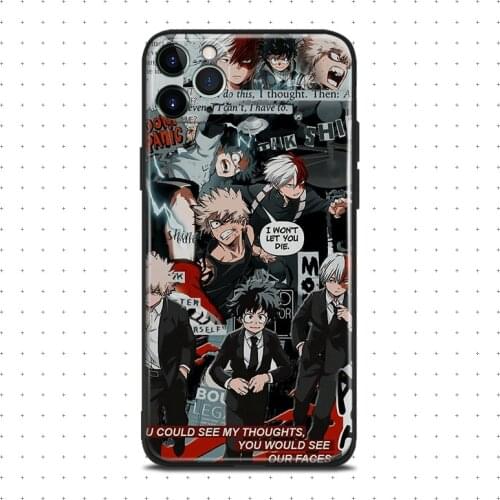 Deku and Todoroki Bakugo Aesthetic FOR IPhone Se 6 6s 7 8 Plus X Xr Xs 11 12 Mini Pro Max Soft Silicone Phone Case Cover Shell