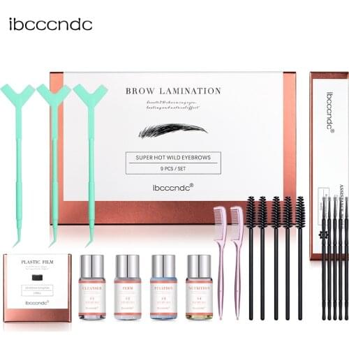 Brow Lamination Kit Eyebrow Perm Lotion Eye Brow Lifting Semi-permanet Beauty Salon Brow Lift Perming Nutrition Salon Home Use