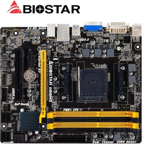 New original motherboard for Biostar A88MQ Socket FM2/FM2+ DDR3 32GB USB2.0 USB3.0 VGA DVI A88 Desktop motherboard