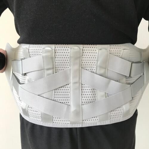 Self Heating Posture Correction Bar Waist Lumbar Corrective Spine Lower Back Support Belt Back Brace Orthopedic Metal Corrector
