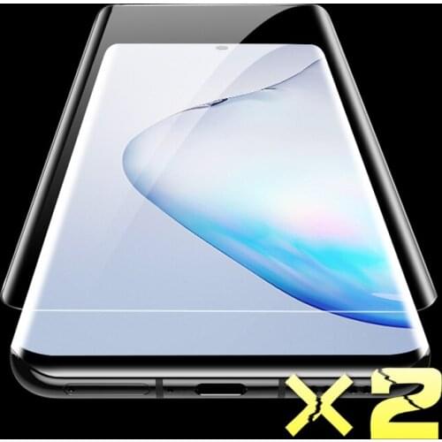 2Pcs Full Cover Film For Samsung Galaxy S10 S20 S9 S8 Plus S7 S6 Edge Screen Protector For Samsung Note 20 8 9 10 Not Glass