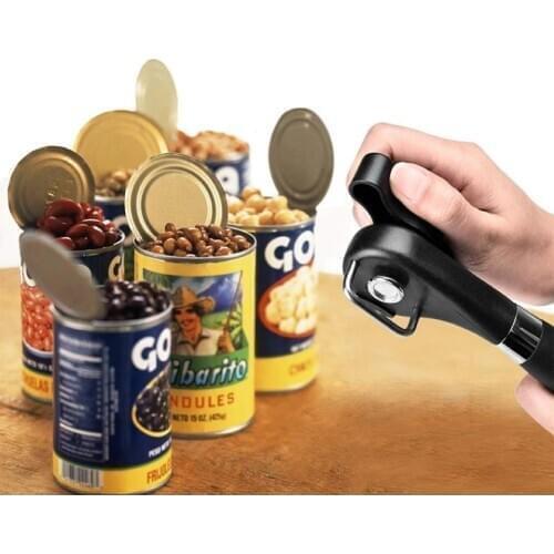 Manual Can Opener Stainless Steel Bottle Openers Professional Ergonomic Jars & Tin Opener for Cans Kitchen Tools