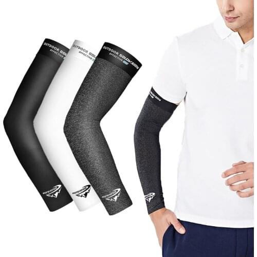 Ice Silk Cycling Sleeve Sun Protection Outdoor Sports Running Fishing Sleeve Comfortable Skin-friendly Men Cycling Sleeves