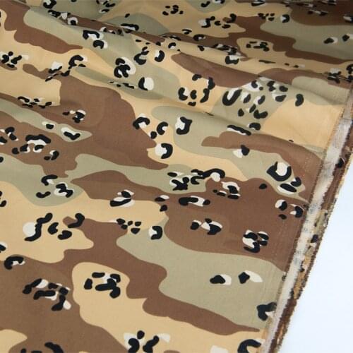 1.48M Width Desert Spot Camouflage Fabric Cotton Twill Camo Cloth Military Training Clothing Materials DIY Tablecloth Sofa Cover