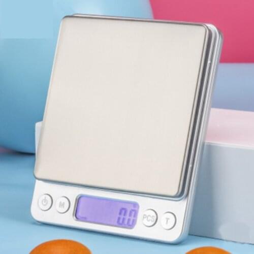 0.01g/0.1g Precision LCD Digital Scales 500g/3000g Mini Electronic Grams Weight Balance Scale for Coffee Baking Weighing Scale