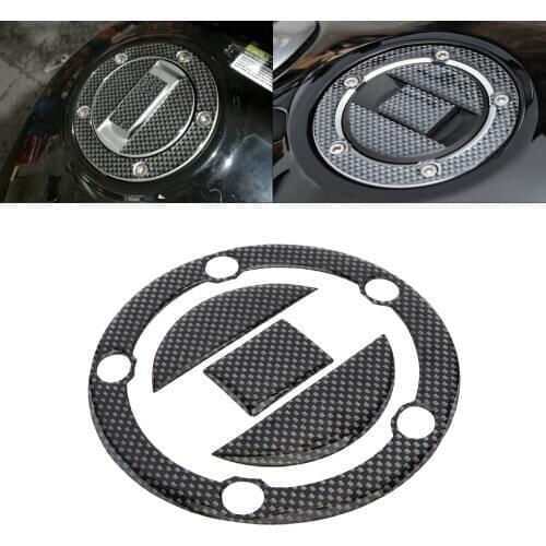 Universal Rubber Circular Black Motorcycle Fuel Tank Protector Sticker 112mm Diameter for Honda Suzuki Kawasaki Yamaha