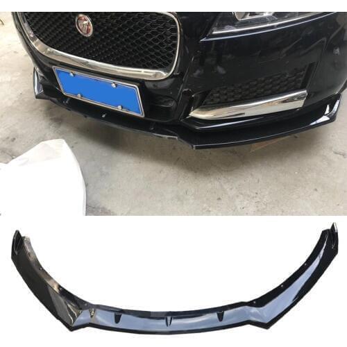 High quality Carbon fiber or ABS material Front Bumper Chin Lip Spoiler for Jaguar XF 2016 2017 2018 Tuning Parts