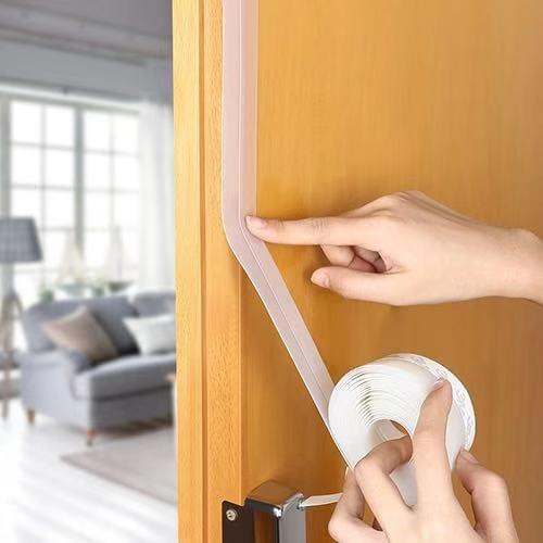 1m3m 5m door and window seal strip Plastic steel door seam door bottom soundproofing to keep warm self-adhesive windshield strip