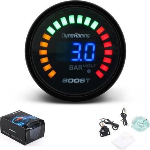 2'' 52mm Car Auto Turbo Boost Gauge Meter -1~3 Bar Pressure Monitor 12V w Sensor M89B