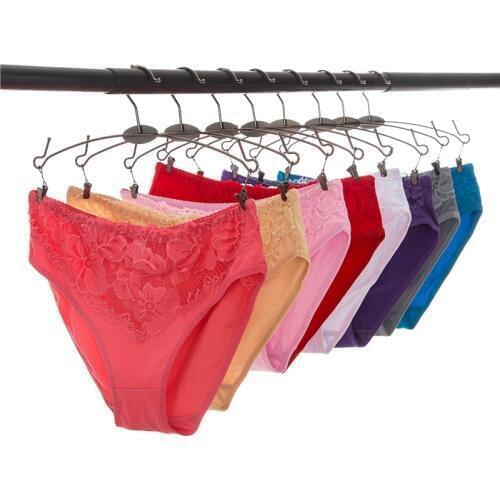 #2121 New Arrival Underwear Women Cotton Panties with Lace Women Briefs