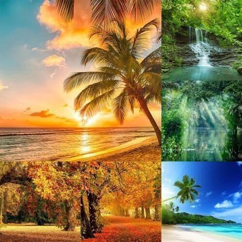 3D Printed Beauty Forest Landscape Tapestry Wall Hanging Plant Carpet Printed on Bed Sheet Table Cloth Yoga Mat Home Decor