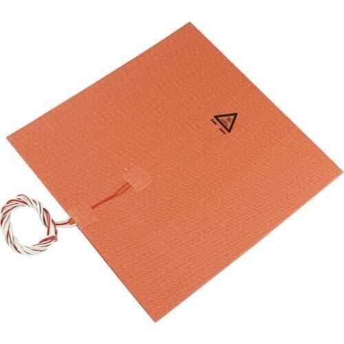 400*400mm 220V 600W Silicone Rubber Heating Pad For 3D Printer Heating Bed