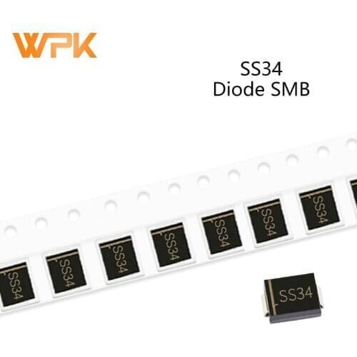 50Pcs SMD Schottky Barrier Rectifier Diode DO-214AB SS56 SS310 SS36 SS510 SS54 SS34 3A 20V 30V 40V 50V 60V 80V 100V 150V SMC