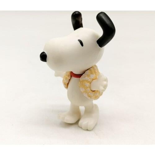 Bandai Snoppys Dogs Lovely Doll Toy Table Ornament Cute Snoppy Children Gifts