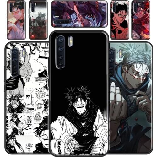 Choso Jujutsu Kaisen Anime Case For OPPO A93 A91 A83 A5 A9 A31 A53 2020 A52 A72 A15 A3S A5S F5 Find X3 Pro Cover Capa