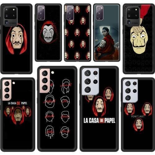 La Casa De Papel Phone Case For Samsung Galaxy S21 S20 FE S20 Ultra S10 Lite S9 S8 Plus 5G S7 S10e Silicone Cover Coque