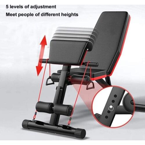 Fitness Muscle Weight Benches Workout Gym Exercise Training Equipment Indoor Foldable Dumbbell Chair Bench Sit Up Stool HWC