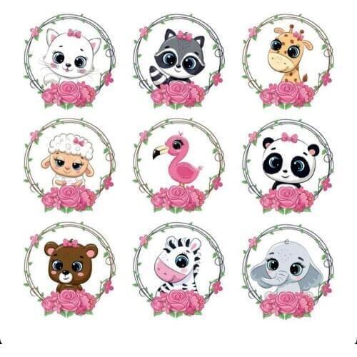 Animal PictureTransparent Silicone Rubber Stamp and Metal Die Sheet Cling Scrapbooking DIY Cute Pattern Photo Album