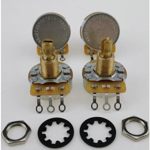 CTS Guitar Potentiometer 500K Copper shaft pot high quality Effectively reduce the noise scale more accurately