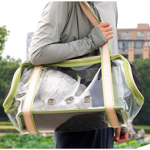 Portable Carrying Travel Bag Breathable Space Capsule Transparent Pet Carrier Bag Dog Cat Backpack Handbags Bag for Pets