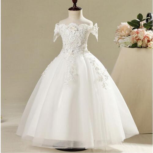 Newborn Baby Girl Dress Baptism Dress Flower Lace Toddler Girl Infant Princess Party Dress Baby Girl Clothes Christening Gown