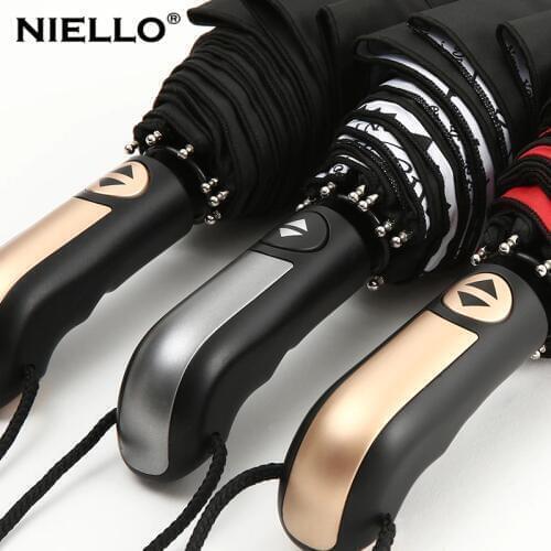 Fully-automatic double layer umbrella super large double folding umbrella male female dual sun umbrella