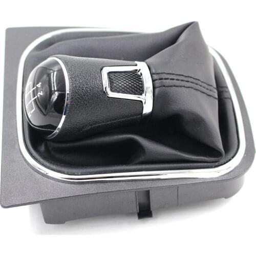 For VW Golf 5 6 MK5 GTI GTD R32 2004-2008 Scirocco Manual Gear Shift Knob Shifter Lever Gaiter Boot Cover