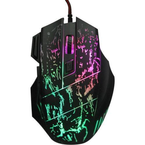 New 5500DPI 7 Buttons Color Changing LED Optical USB Wired Mouse Gamer Mice Gaming Mouse For Pro Gamer Laptop Computer mouses