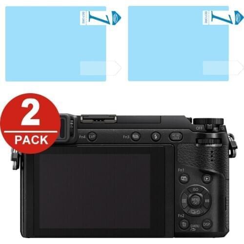 2x LCD Screen Protector Protection Film for Panasonic GH5 GH5s GH4 GX9 GX8 GX7 Mark III G9 G8 GX85 GX80 G85 G80 GF9 GF8 GX800