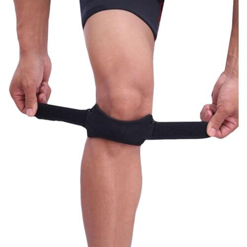 1Pc Adjustable Patella Support Strap Band Knee Brace Pad for Running Basketball Pain Relief Support Cycling Knee Compression