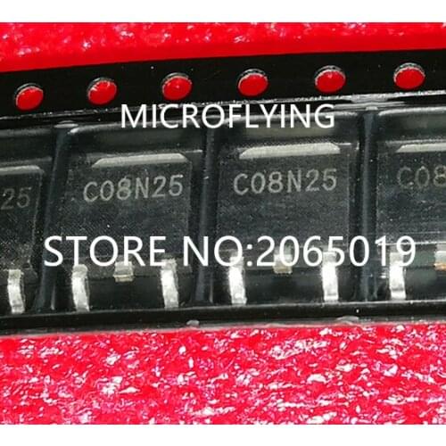 10PCS C08N25 CO8N25 RCD080N25 250V 8A TO-252
