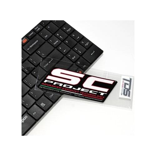 10cm Italy SC Exhaust Stickers Titanium Alloy GP Tube Motorcycle Retrofit Reflective Stickers