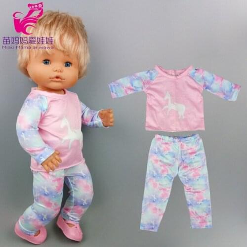 40cm Nenuco Doll Clothes sleep wear for 16" Ropa Y Su Hermanita 16 inch Baby Doll Christmas pajama party set