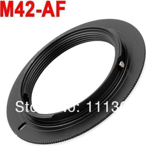50pcs M42-AF M42 Lens to for SONY AF Mount Adapter Ring for a77 a65 a55 a33 a390 a700 a580 lens adatper ring