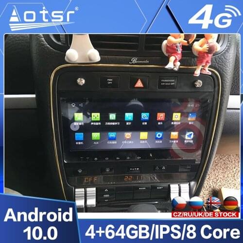 Car Radio For Porsche Cayenne 92A E2 2011 2012 2013 - 2017 Android 10.0 Multimedia Player GPS Navigation Touch Screen Autoradio