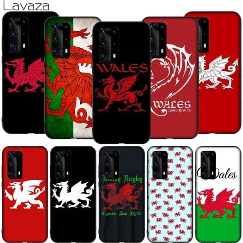 Lavaza K114 Retro Welsh Dragon Flag Soft Case for Honor Note 6A 7A 7C 7X 8 8A 8C 8X 9 9X 10 20S 30 9A 10X Y6P Lite Pro