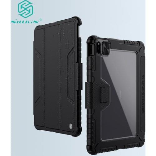 For MatePad Pro 10.8 2021 Case NILLKIN Bumper Slide Camera Protect Magnetic Flip Leather Back Cover For Mate Pad Pro 10.8