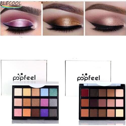 ELECOOL Beauty Mode Eyeshadow Palette 15 Kleuren Makeup Matte Oogschaduw Palette Glitter Oogschaduw Naakt Make Set Cosmetica