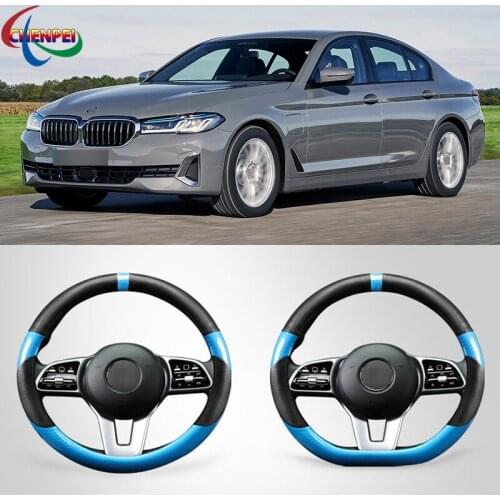Four Seasons Universal Car Steering Wheel Cover For BMW Series 1 2 3 4 5 6 7 X1 X3 X5 X6 X7 525 530 730 740 Car Accessories