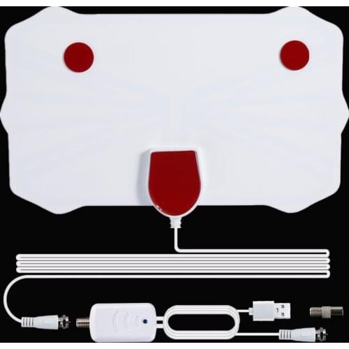 Hengshanlao dropshiping Indoor 3000 Miles Digital HDTV antenna Radius Amplifier DVB-T2 satellite dish TV Aerial signal receiver