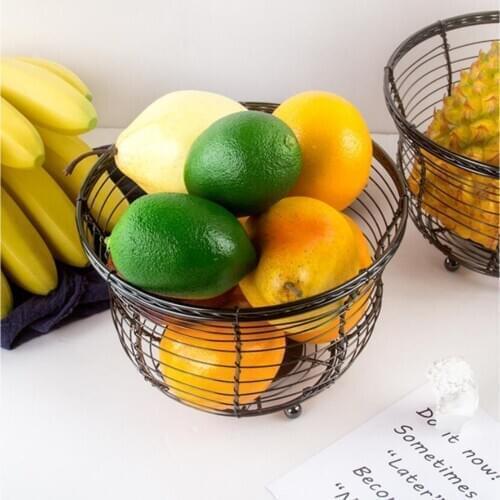 Fruit Basket Bowl Kitchen Vegetables Eggs Storage Stand Dining Table Decor