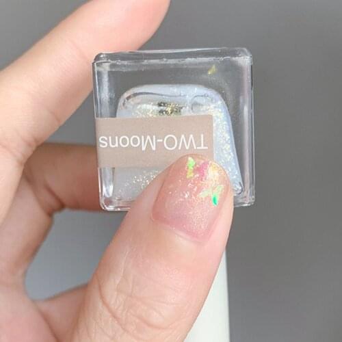 Summer Sequins Nail Polish Water-Based Tearable Free Baking Flash Hybrid Varnishes For DIY Manicure Supplies Nail Art Decoration