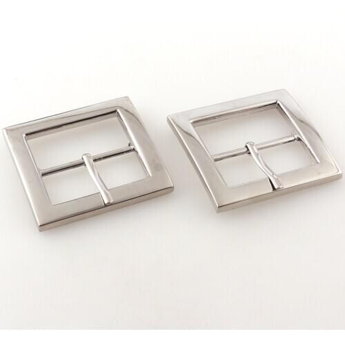 Metal Buckle Strap Buckle 1 1/2'' Silver Center Bar Buckle Pin Buckle Single Prong Buckle Adjuster Buckle for bag purse Garment