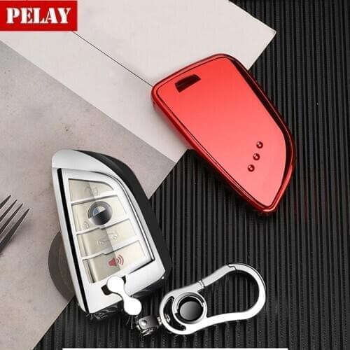 Soft TPU Key Cover Case Shell bag For BMW E84 F48 F25 F26 E83 F15 F16 E70 E71 E70 E53 X1 X2 X3 X4 X5 X6 X7 Protection keychain